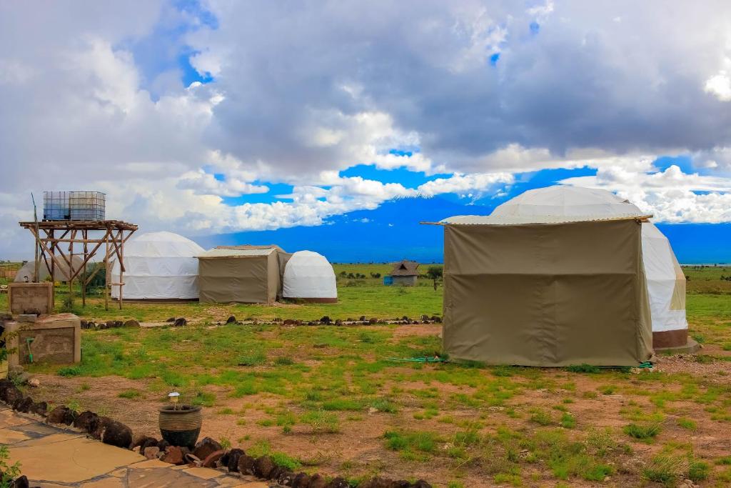 Příroda nedaleko luxury tent