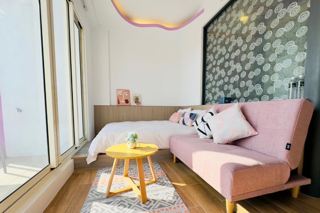 Posezení v ubytování 南灣陽光皮小妞 Pii hostel
