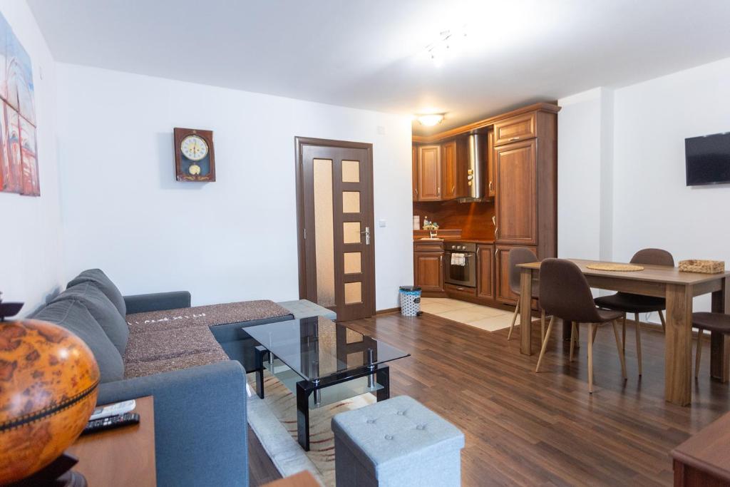 TV a/nebo společenská místnost v ubytování Karastoyanovi's apartment 3