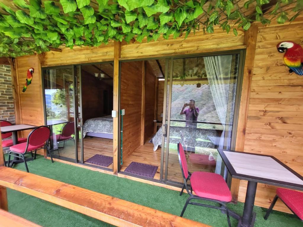 Balkón nebo terasa v ubytování Hotel Cerro Fuerte
