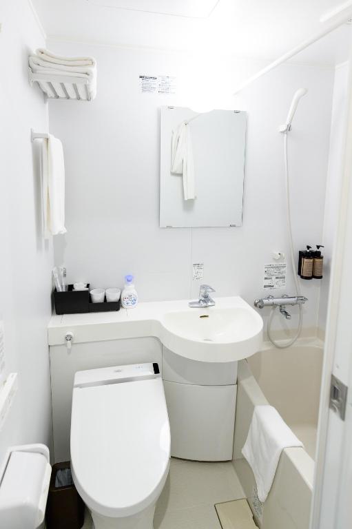 Koupelna v ubytování Ueno Woo Hotel