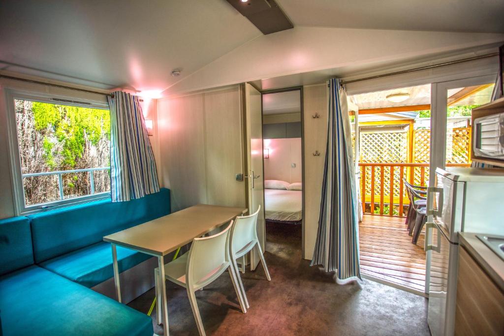 Posezení v ubytování Camping Clarà