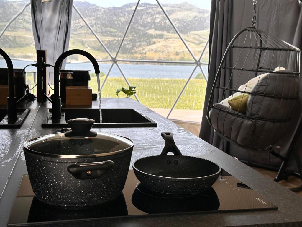 Příroda nedaleko luxury tent