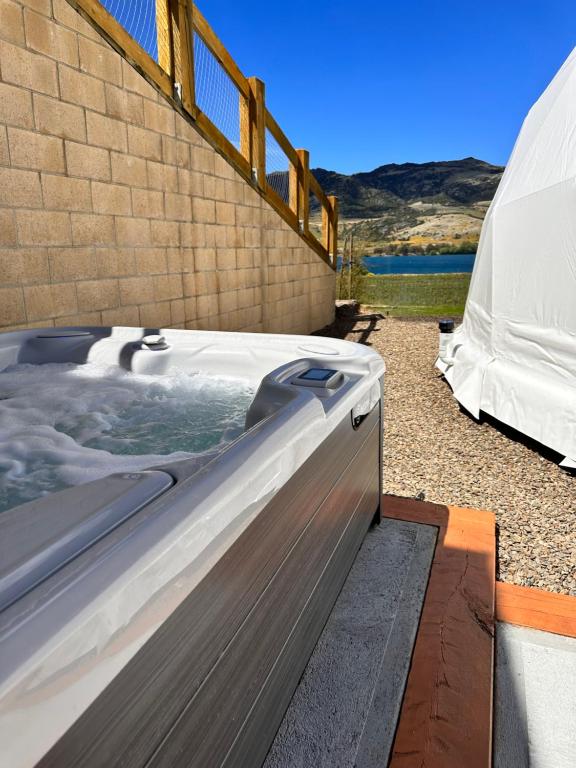 Příroda nedaleko luxury tent