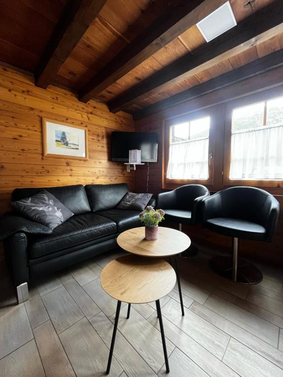 Posezení v ubytování Chalet Heimeli