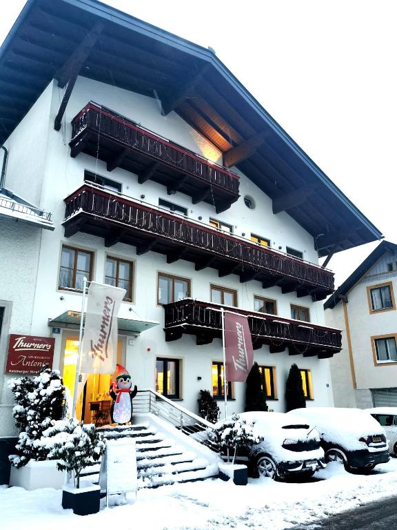 Thurners Boutique Hotel v zimě