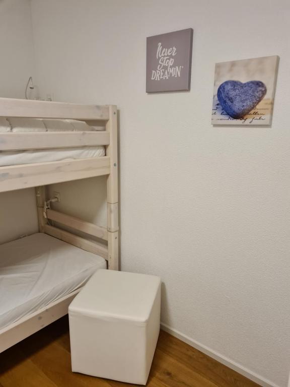 Postel nebo postele na pokoji v ubytování Haus Allod 205