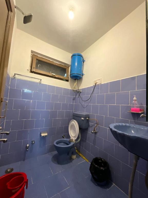 Koupelna v ubytování Utopia Hostels Dharamkot Mcleodganj