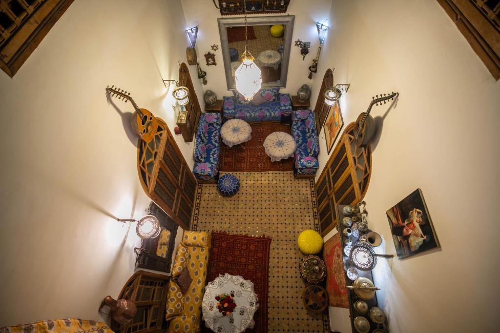 Posezení v ubytování Riad Les Idrissides Chez LEA