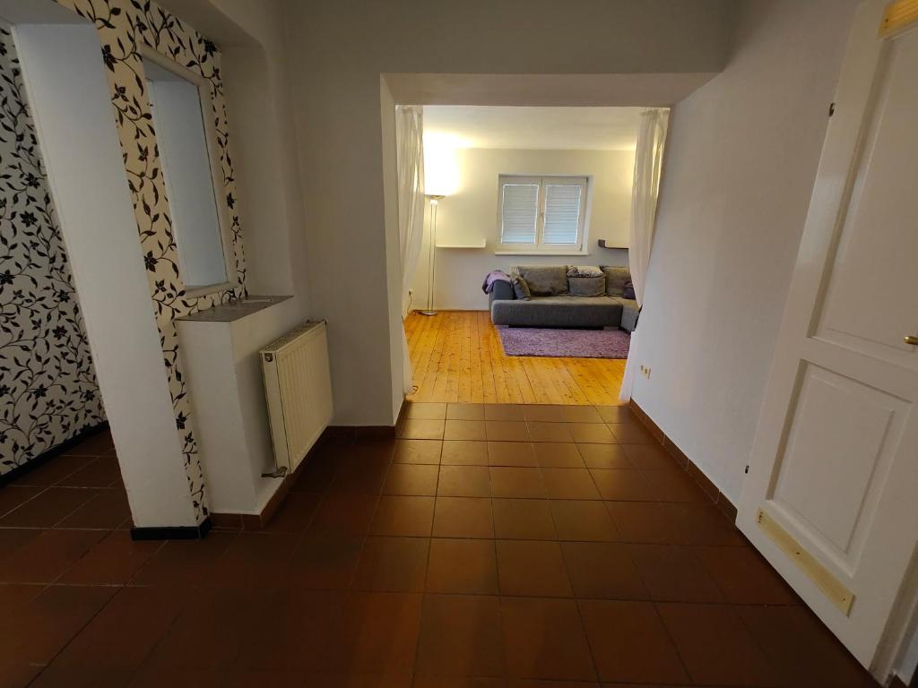Postel nebo postele na pokoji v ubytování Gemütliches Haus mit schönem Garten