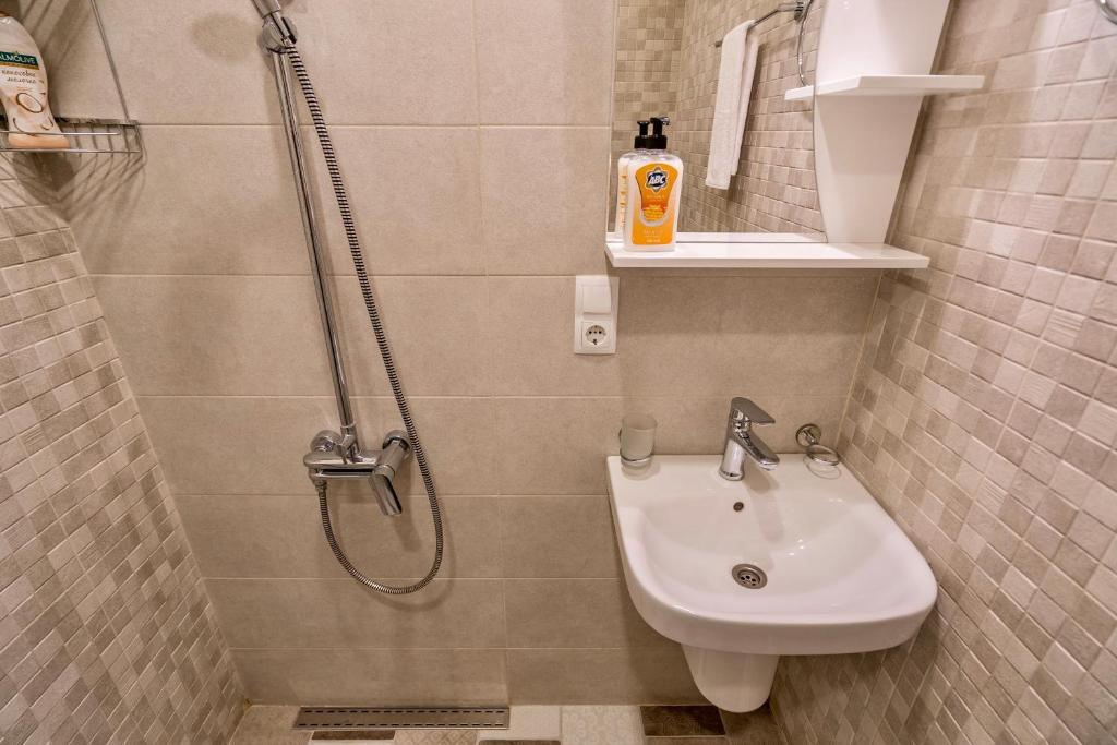 Koupelna v ubytování GVC 3-room 412 New Gudauri