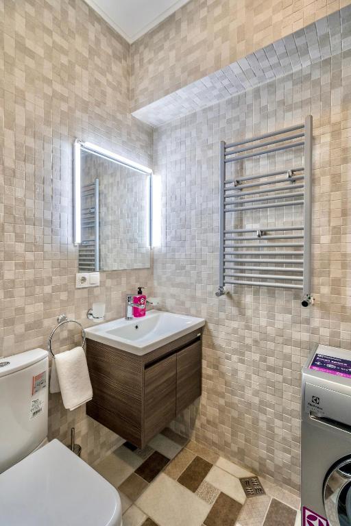 Koupelna v ubytování GVC 3-room 412 New Gudauri