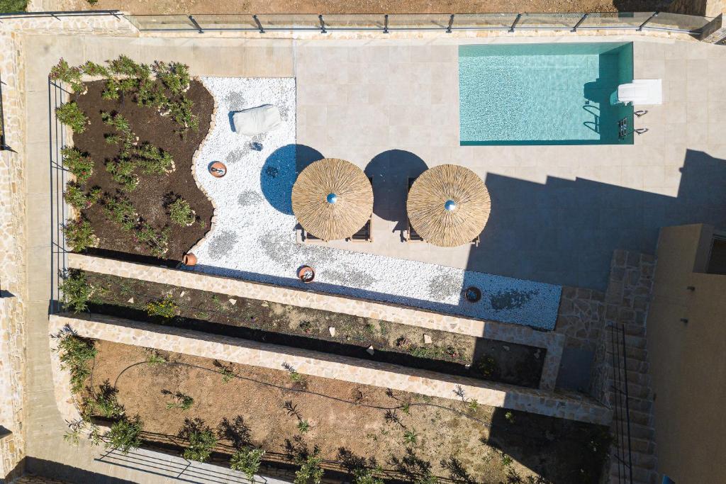 Balkón nebo terasa v ubytování Villa Zoe , south Crete , Triopetra