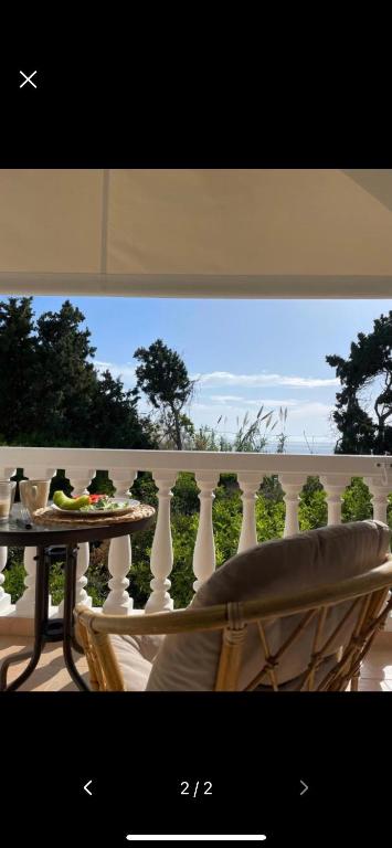 Балкон или терраса в Afroditi Junior Suites