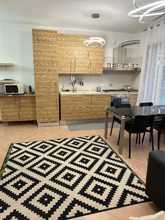Kuchyň nebo kuchyňský kout v ubytování Suite Tania