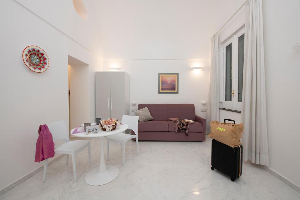 Posezení v ubytování La Casa del Marinaio