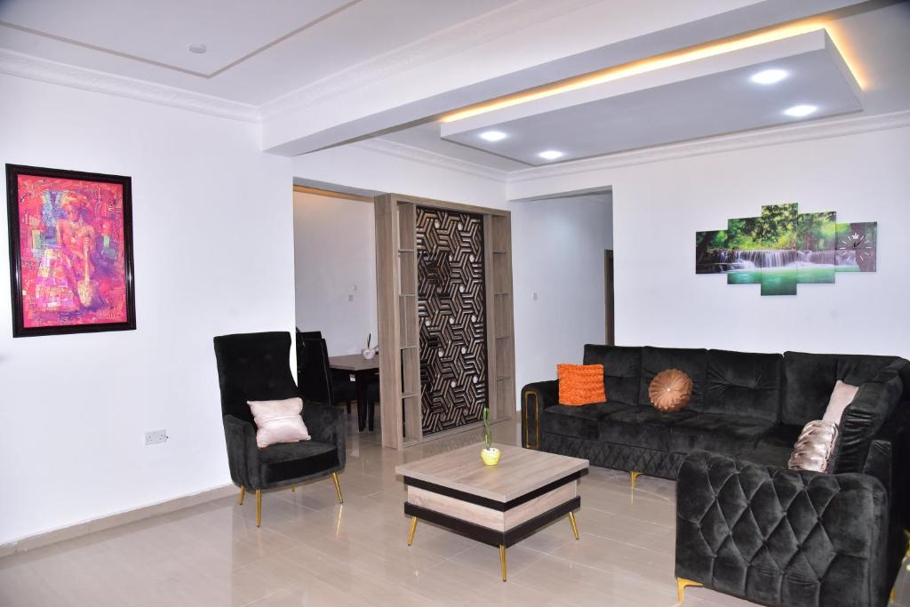 Posezení v ubytování 1118 Serenity Residence