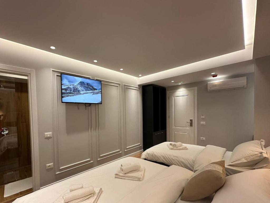 Letto o letti in una camera di Vila Lordev