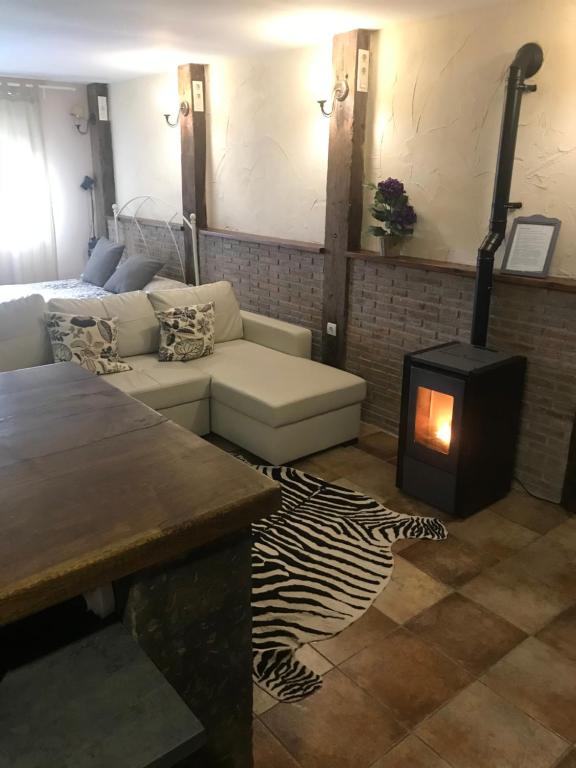 Posezení v ubytování Apartamentos Cangas Relax