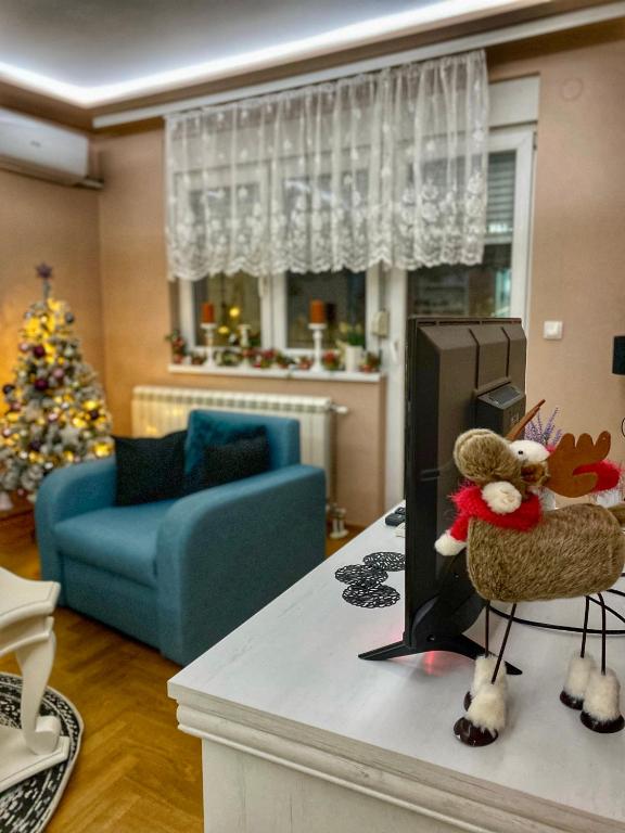 Nhà bếp/bếp nhỏ tại Apartman Diana