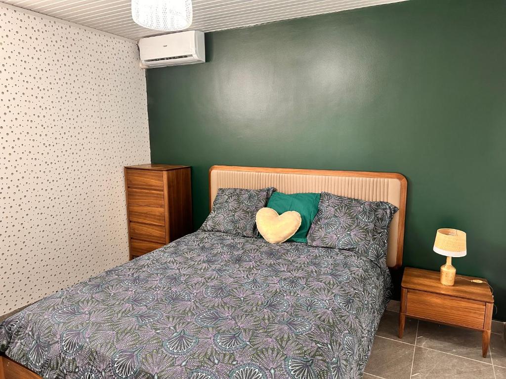 Postel nebo postele na pokoji v ubytování Havre de paix, en atlantique !