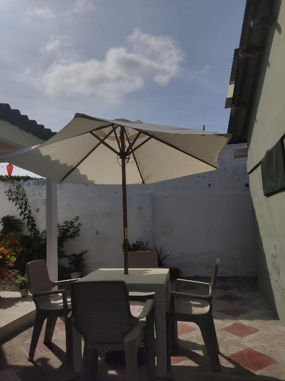 Patio nebo venkovní prostory v ubytování Hospedaje Casa Pachi en Cartagena de Indias