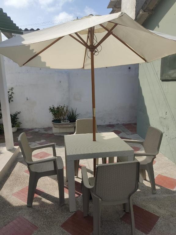 Patio nebo venkovní prostory v ubytování Hospedaje Casa Pachi en Cartagena de Indias