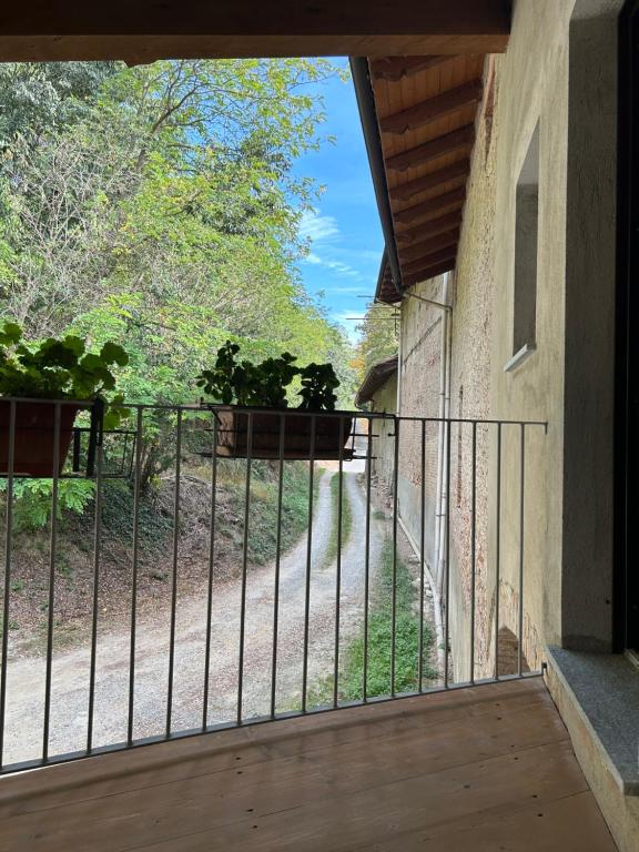 Balkón nebo terasa v ubytování Nutrilamente country house