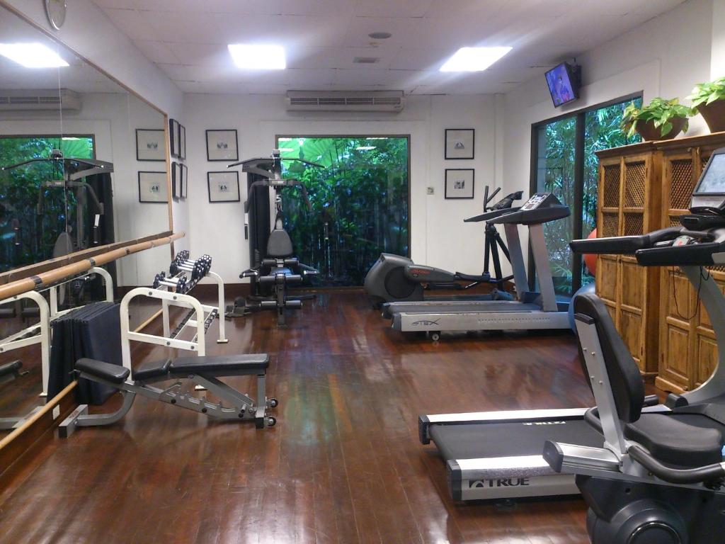 Fitness centrum a/nebo fitness zařízení v ubytování Rayavadee