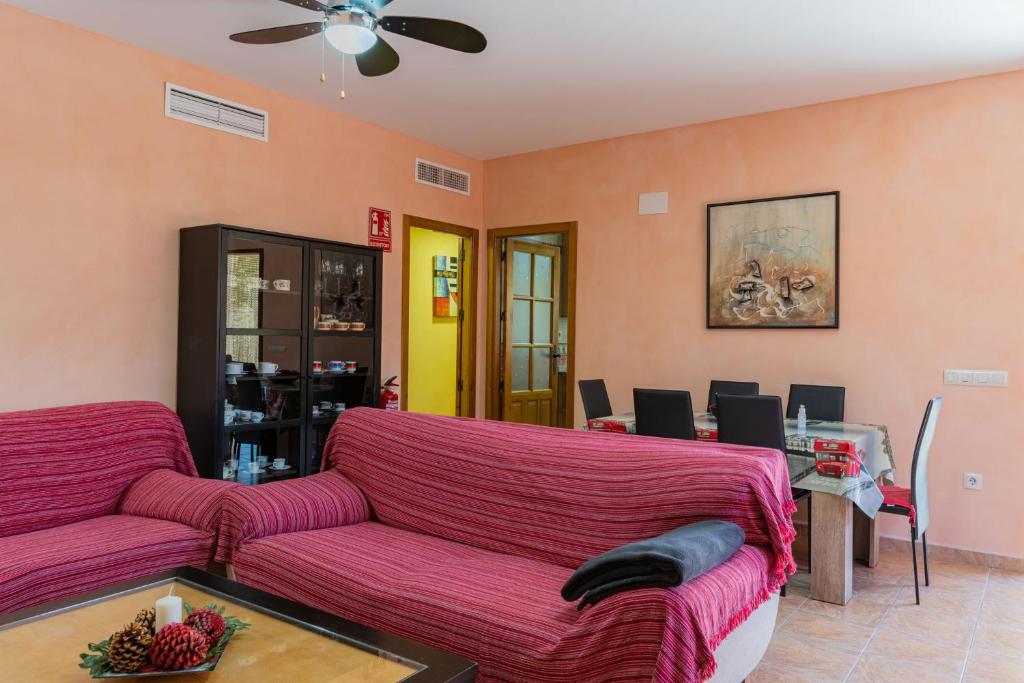 Posezení v ubytování CASA RURAL C PUENTE DEL SEGURA