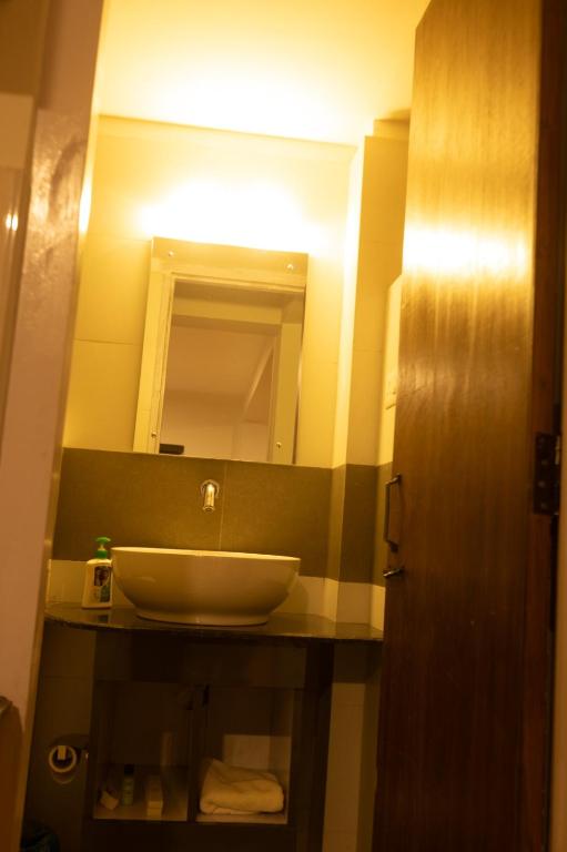 Koupelna v ubytování Subha Casa Hotel