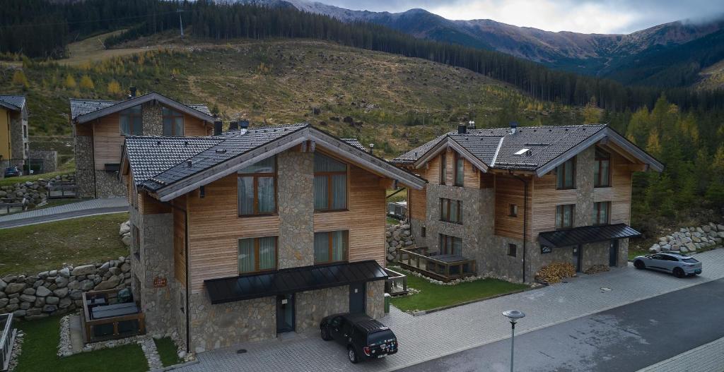 Nespecifikovaný výhled na hory nebo výhled na hory při pohledu z apartmánu