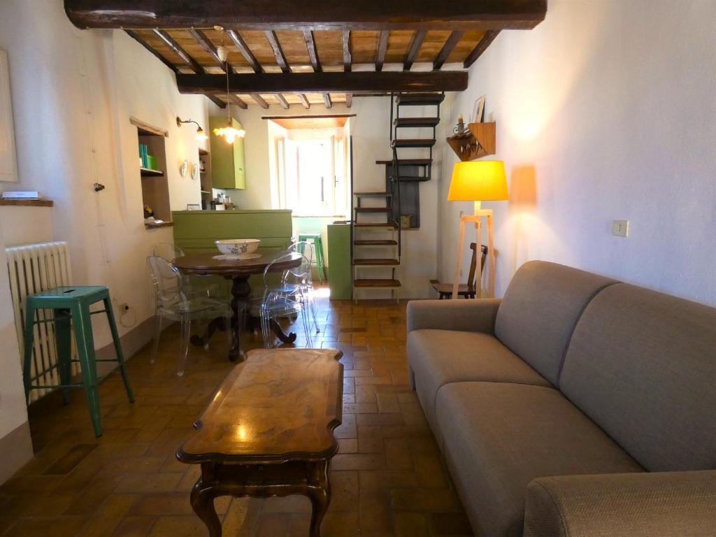 Posezení v ubytování Scappo in Umbria, L'affaccio