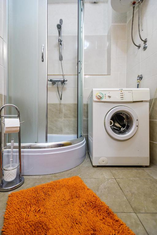 Koupelna v ubytování Apartman KALI