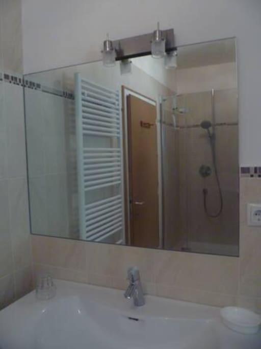 Koupelna v ubytování Apartment Lärchenheim
