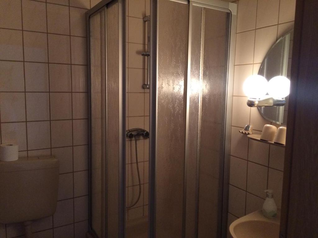 Koupelna v ubytování Hotel Stadt Leipzig