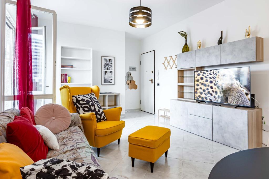 Kuchyň nebo kuchyňský kout v ubytování Cagliari Flat: near the Station with Balcony!