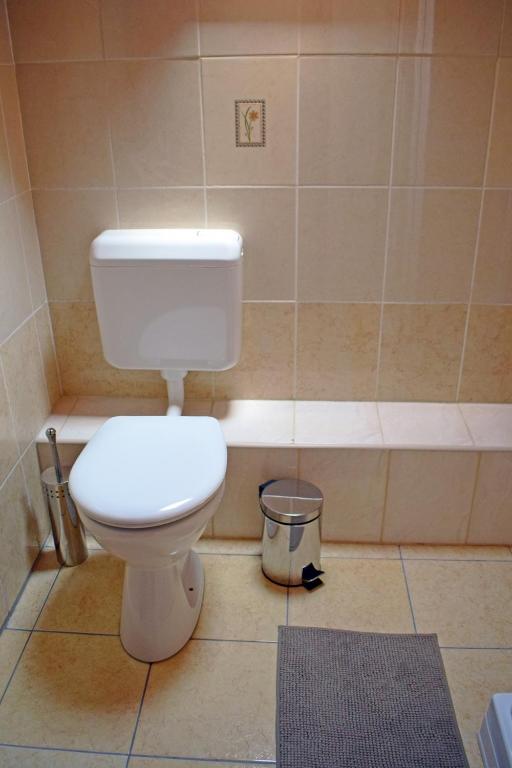 Koupelna v ubytování Tündérfátyol vendégház