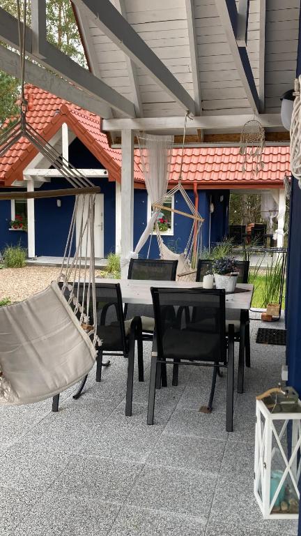 Patio nebo venkovní prostory v ubytování Stilo Domki