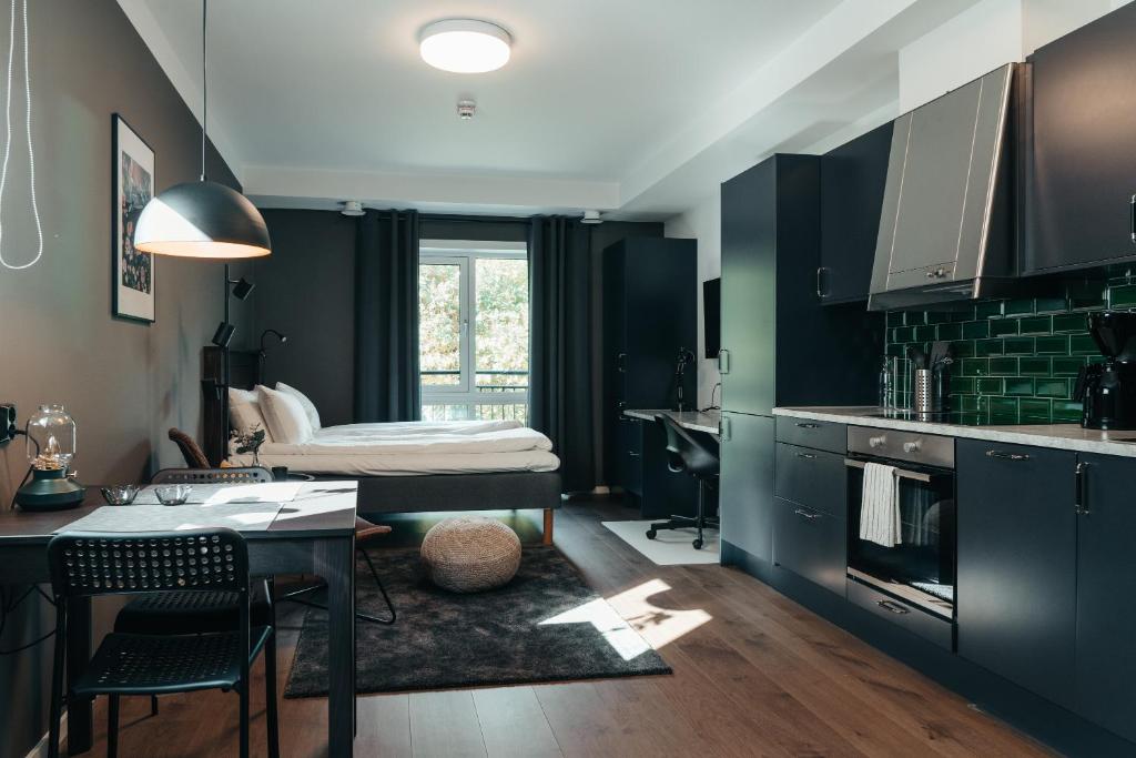 Kuchyň nebo kuchyňský kout v ubytování Magnolia House Norrviken