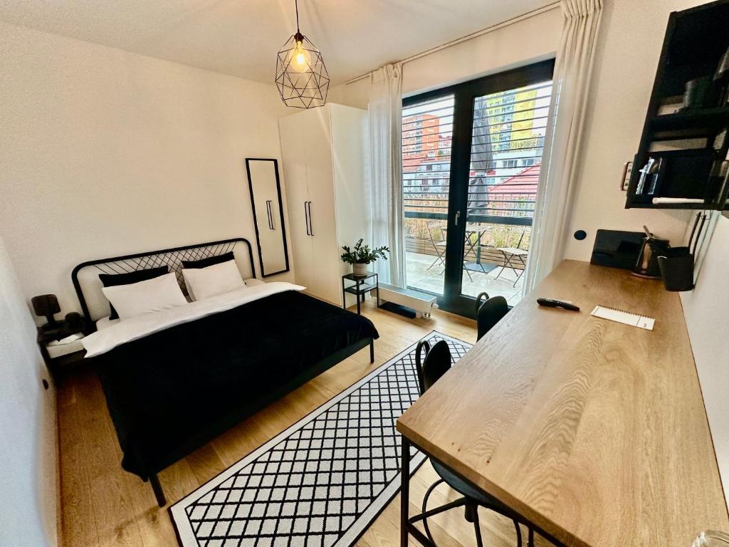 TV a/nebo společenská místnost v ubytování room B 502
