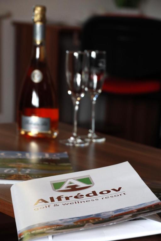 Nápoje v ubytování Golf&Wellness Resort Alfrédov