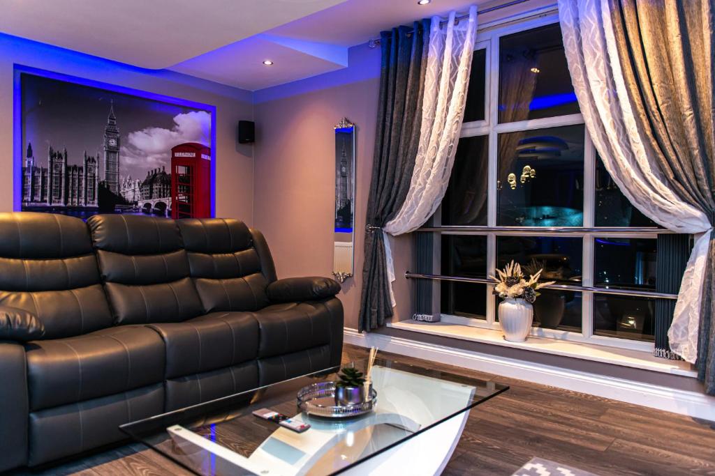 Posezení v ubytování Optimal Apartments