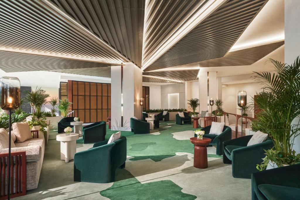 Posezení v ubytování Anantara Downtown Dubai