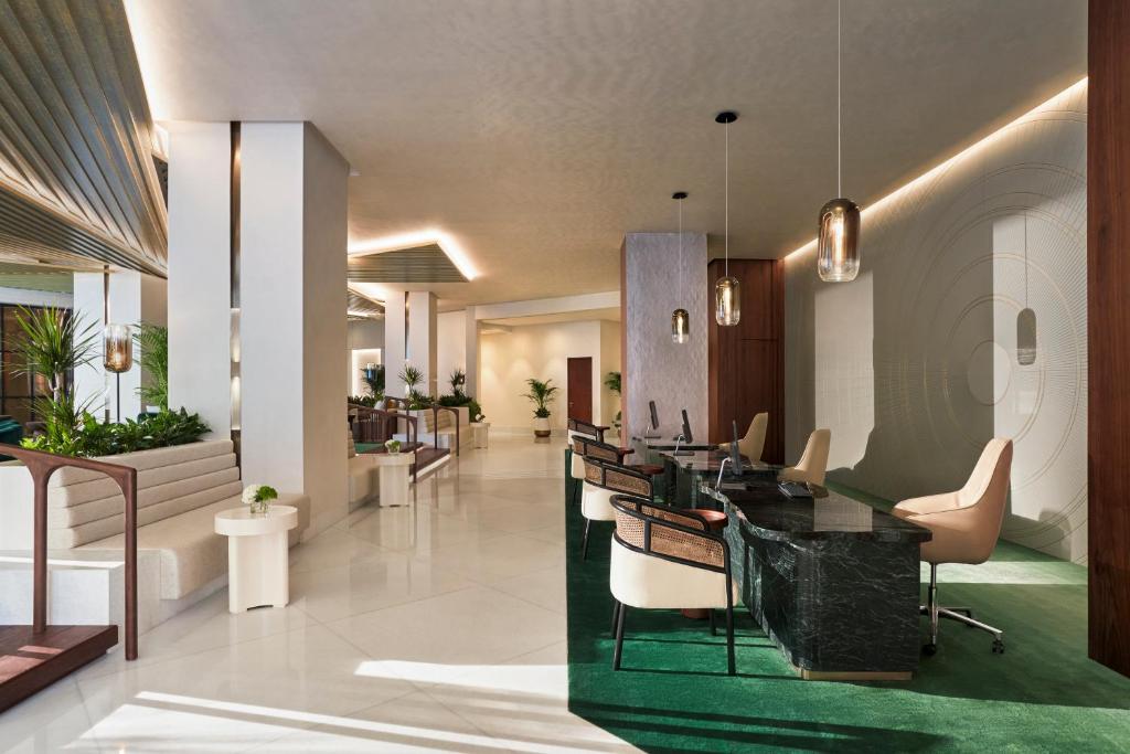 Posezení v ubytování Anantara Downtown Dubai