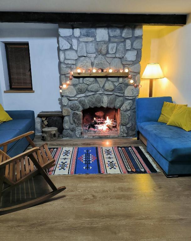 Posezení v ubytování guest house Calma