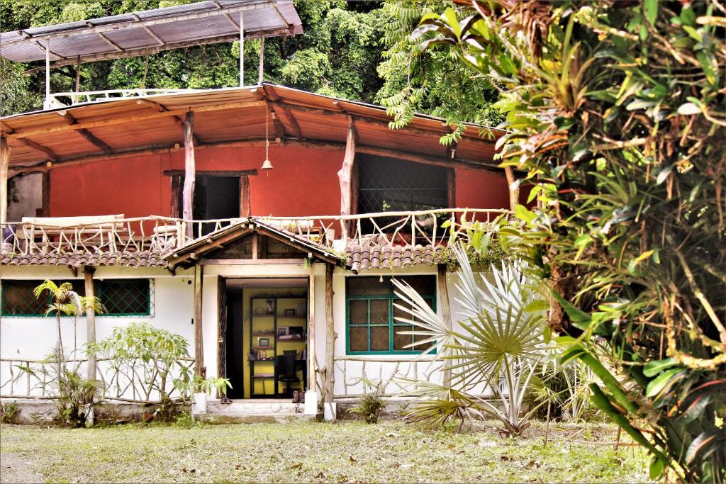 O edifício em que o hotel-fazenda rural se localiza