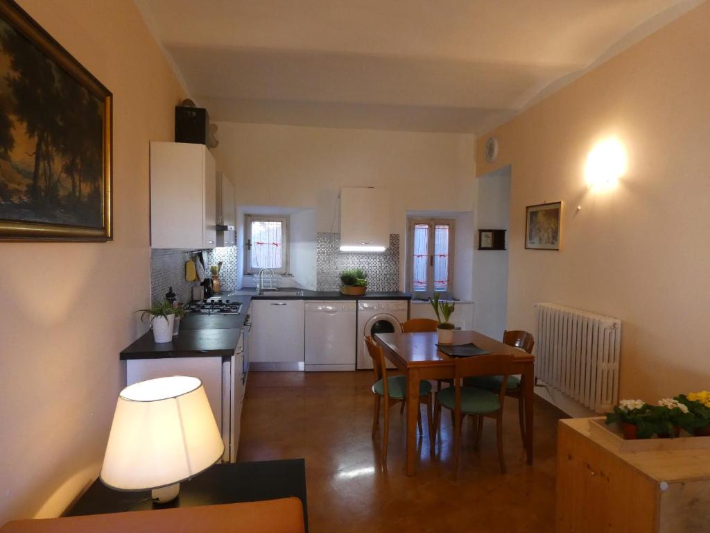 Kuchyň nebo kuchyňský kout v ubytování Scappo in Umbria, la Loggia