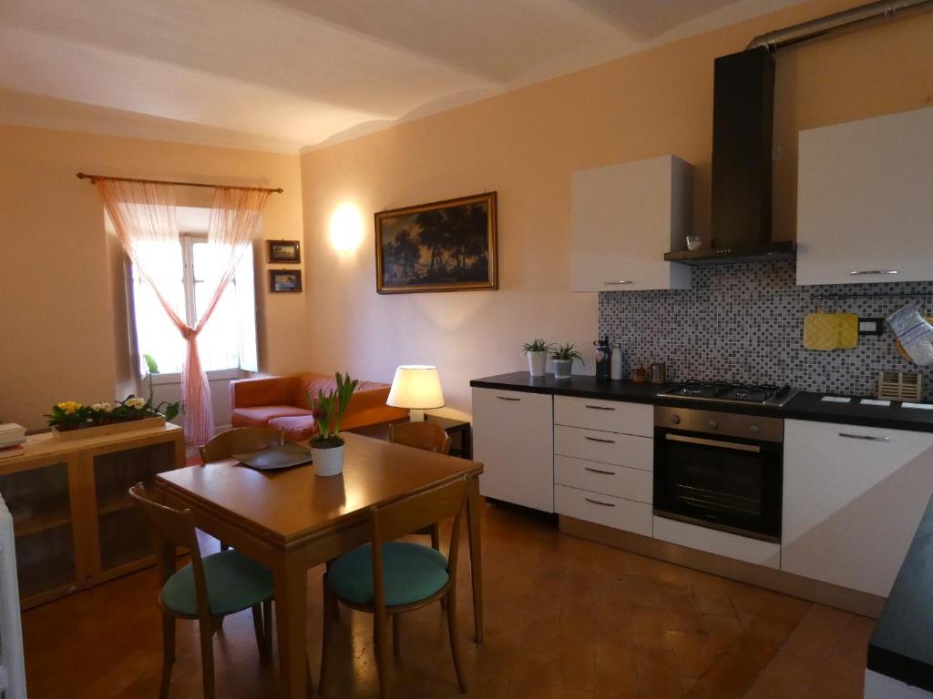 Kuchyň nebo kuchyňský kout v ubytování Scappo in Umbria, la Loggia