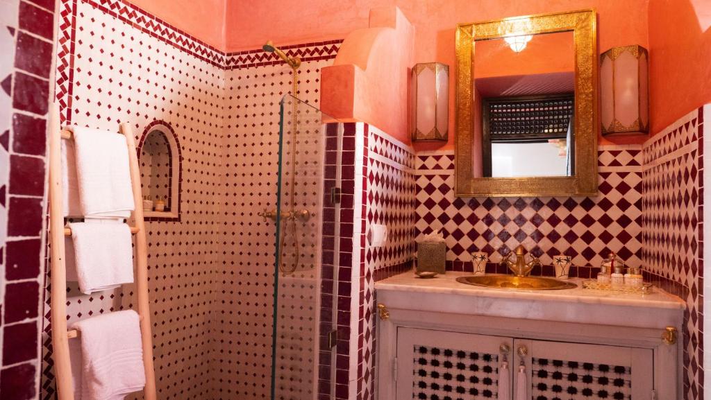 Vannituba majutusasutuses Riad Afous